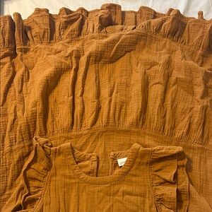 Women’s Ruffled Sleeve Maxi Dress in Mustard  - Universal Thread